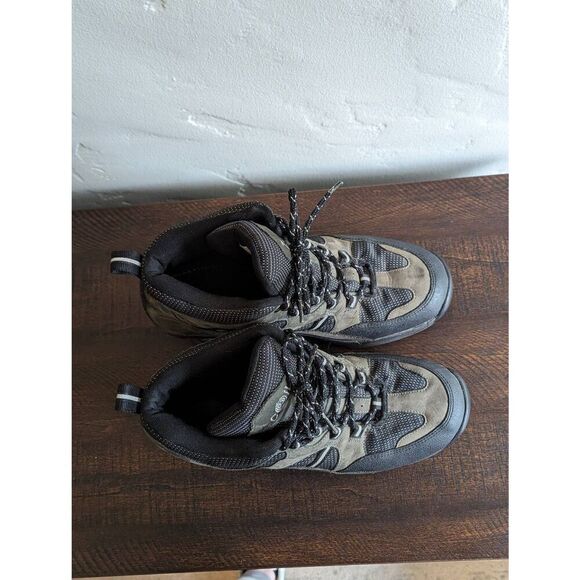 Z-Coil High Desert Gray and Black Hiking Boots Pain Relief Spring Heel Size 10 - Picture 6 of 11